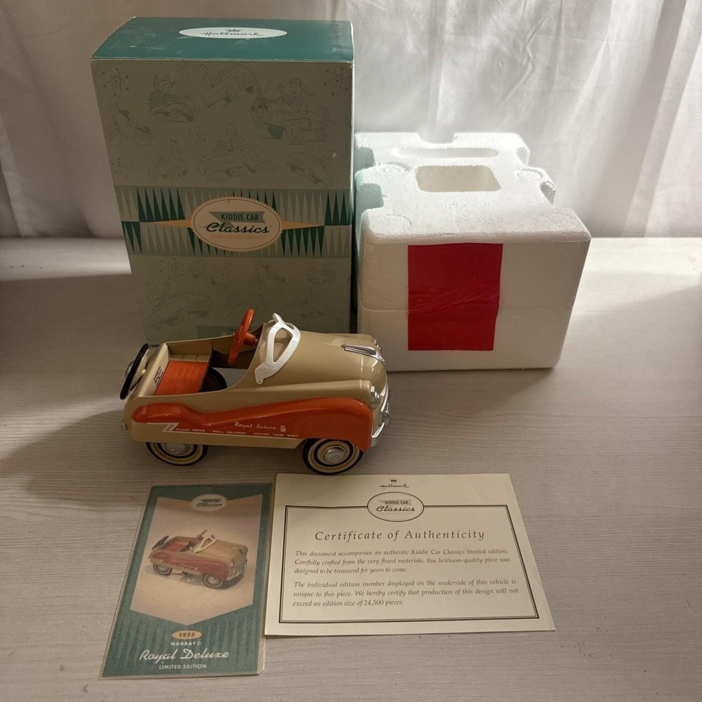 Vintage Hallmark Kiddie Classics 1955 Murray Royal Deluxe – Box, COA & Card